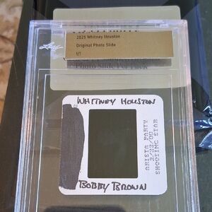 WHITNEY HOUSTON AND BOBBY BROWN ARISTA PARTY COLOR SLIDE